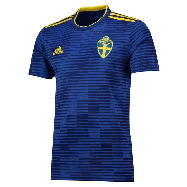 Camiseta Suecia 2ª 2018 Azul